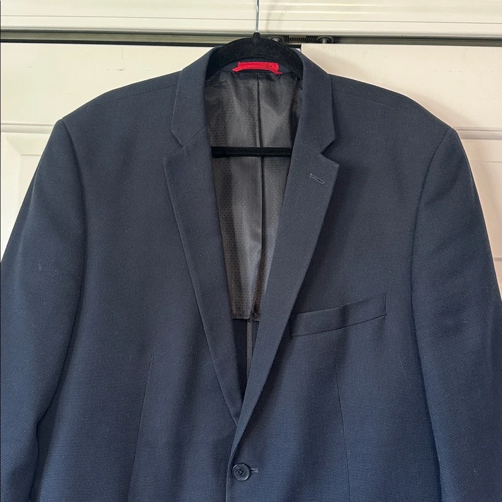 Alfani Men’s Navy Slim Fit Blazer Size 44L